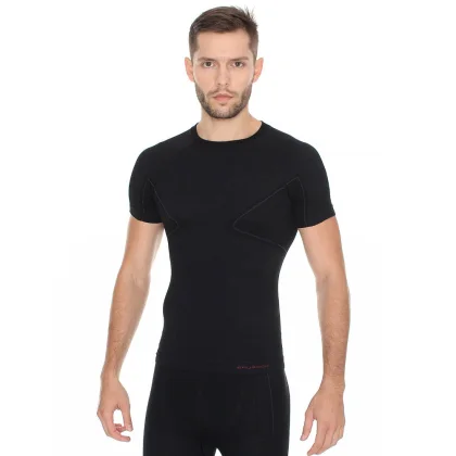 Brubeck Active Wool s krátkym rukávom Navy Blue - XXL
