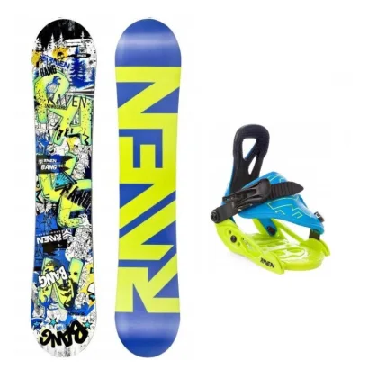 Raven Bang junior dětský snowboard + Raven s160 dětské vázání