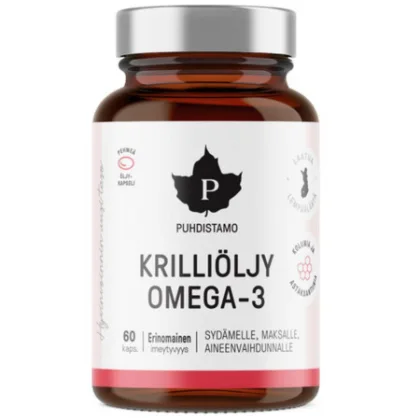 PUHDISTAMO Super omega 3 60 kapsúl