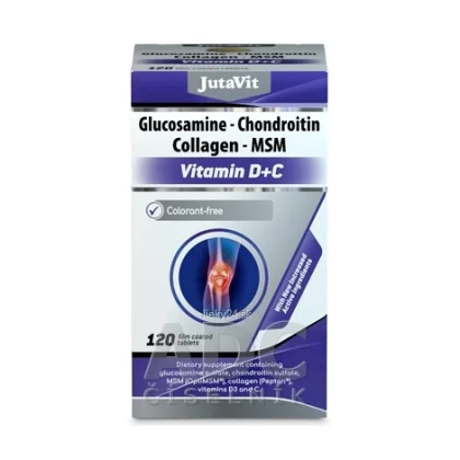 JutaVit Glukozamín Chondroitín kolagén MSM 120tbl