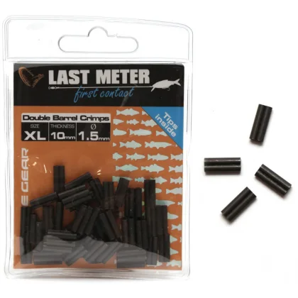 Krimpovacie spojky SAVAGE GEAR Double Barrel Crimps BLN veľ. L, dĺžka 8mm, priemer 1,2mm