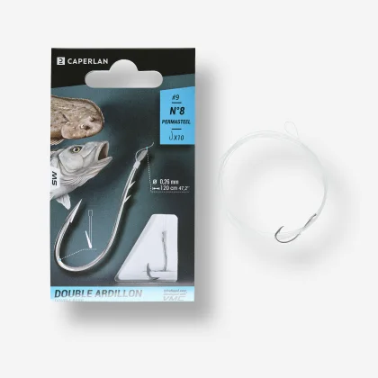 CAPERLAN Háčiky s lopatkou SN Double Barbe na morský rybolov 6