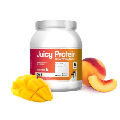 Kompava JUICY Protein, Mango-Peach 300g /12 dávok
