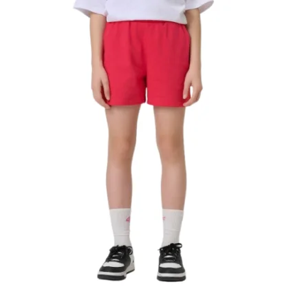 Dievčenské kraťasy 4F JUNIOR SHORTS CAS F775-53S-DARK PINK