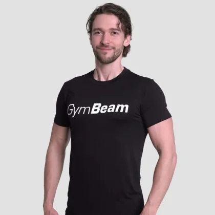 GymBeam Tričko Essence Black L