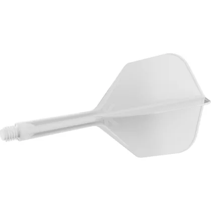 Letky a násadky na šípky v jednom Target K-Flex biele, No6 letky a stredné násadky