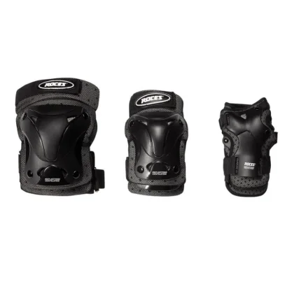 Roces Ventilated 3-Pack Black chrániče