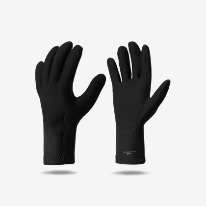 DECATHLON Potápačské neoprénové rukavice Essentiel 2 mm čierne M