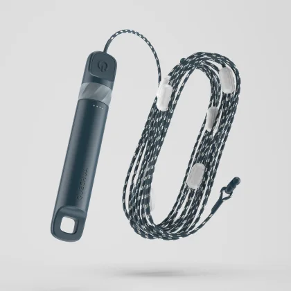 QUECHUA Nabíjateľná kempingová girlanda USB C 200 lúmenov bez