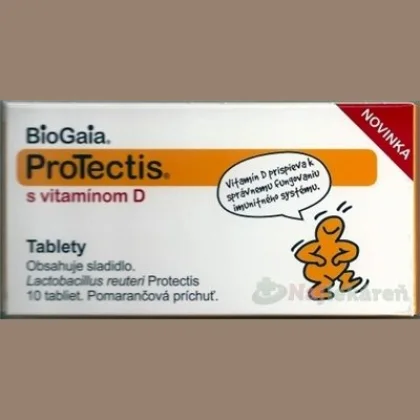 BioGaia Protectis s Vitamínom D tabliet 10