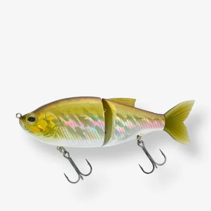 BIWAA Nástraha Glide Bait na lov dravcov Glidebeast 120S Zelený chrbát bez