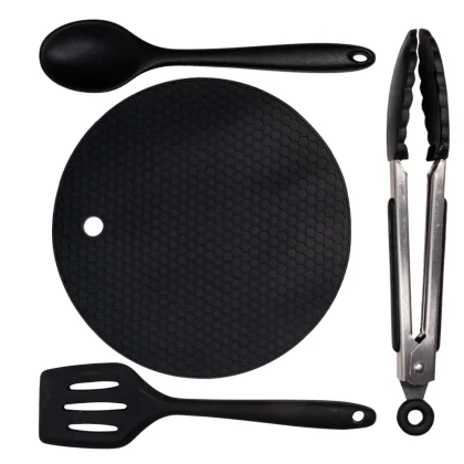 Sada silikónových riadov GIANTS FISHING Eazi Utensil Set s podložkou