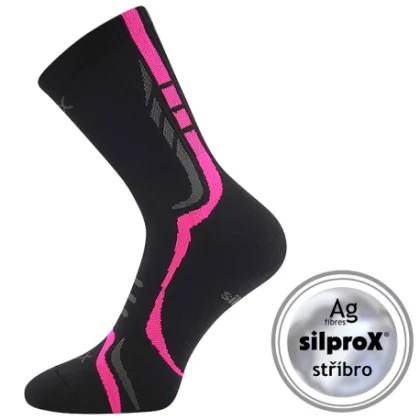 Dámske turistické ponožky VOXX 1 PACK-Thorx-Black Pink