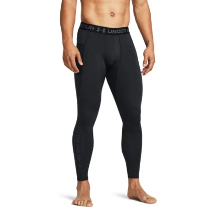 Pánske zateplené legíny UNDER ARMOUR UA CG Armour Twist Lgs-BLK