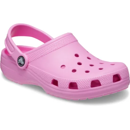 Lányi krokszik (szabadidőcipő) CROCS Classic Clog K taffy pink