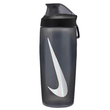 Fľaša NIKE REFUEL BOTTLE LOCKING LID ANTHRACITE BLACK SILVER IRIDESCENT