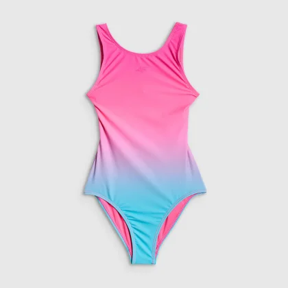 Jednodielne dievčenské plavky - multicolor