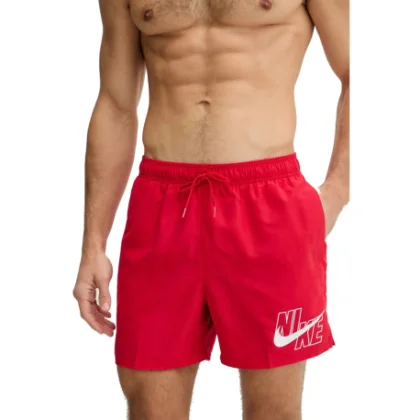 Pánské plavky NIKE SWIM Logo Lap 5 UNIVERSITY RED