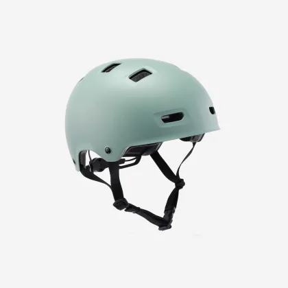 BTWIN Prilba MF500 na kolieskové korčule, skateboard a kolobežku svetlá kaki M (55-59 cm)