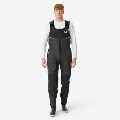 DECATHLON Náprsenkové nohavice Offshore 900 Pro Series na jachting čierne S