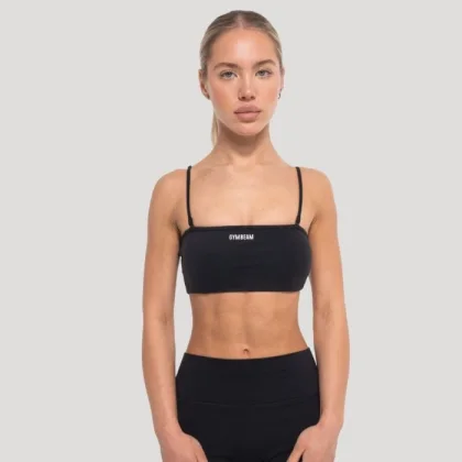 GymBeam Dámsky športový top Flow Black L