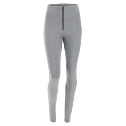 Női jeggings nadrág FREDDY WR.UP® skinny push up organic cotton trousers with high waist-Grey