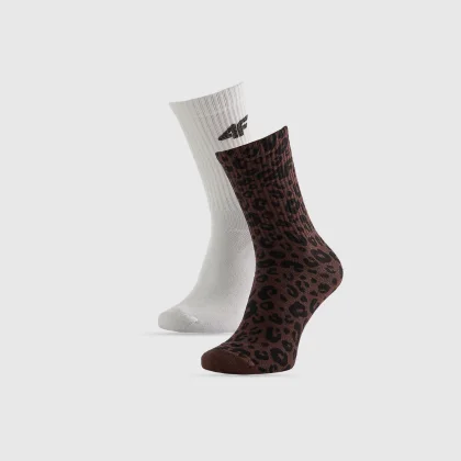 Dlhé ponožky (2-pack) dámske - multicolor