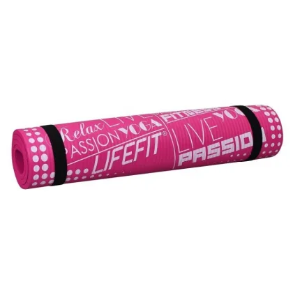 Lifefit Podložka YOGA MAT EXKLUZIV , 100x60x1cm, světle růžová (VÝPRODEJ)