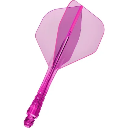 Mission Force 90 Vortex neon ružové integrované No2 letky a stredné násadky na šípky