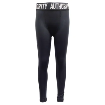 Fiú thermo bélelt leggings AUTHORITY WARMIE pants II B black
