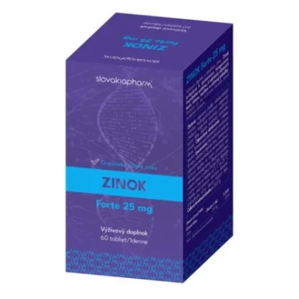 Slovakiapharm ZINOK FORTE 25 mg 60 kapsúl
