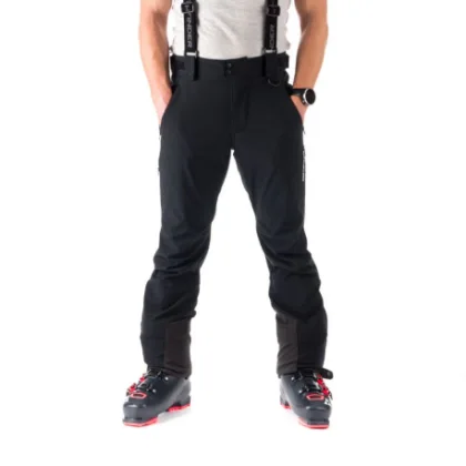 Pánske lyžiarske softshellové nohavice NORTHFINDER HASSAN-269-black