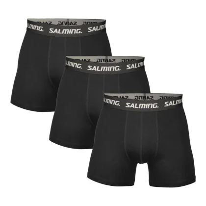 Salming 3-pack Cotton Boxer Black