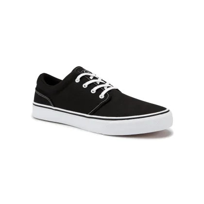 DECATHLON Nízka obuv Vulca 100 na skateboard a longboard čierno-biela 40