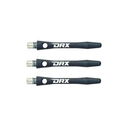 Násadky na šípky Red Dragon DRX hliník čierne, krátke