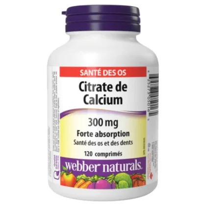 WEBBER NATURALS Calcium citrát 300 mg 120 kapsúl