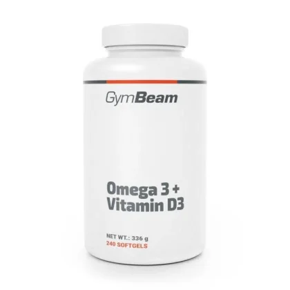 GymBeam Omega 3 + Vitamin D3