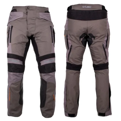 Moto nohavice W-TEC Smackton Farba čierno-šedo-oranžová,