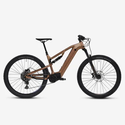 ROCKRIDER Celoodpružený horský elektrobicykel E-EXPL 700 S 29" medený M (165-174 cm)