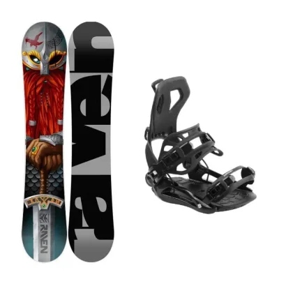 Raven Dwarf pánský snowboard + Hatchey Fastec snowboardové vázání