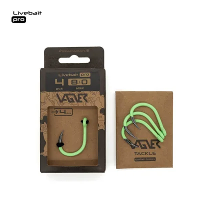 VAGNER Livebait Pro, 4 ks veľ. 1/0