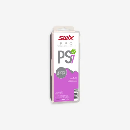 SWIX Vosk PS7 Violet na voskovanie za tepla -2 °C/-8 °C hmotnosť 180 g bez