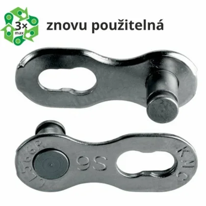 Kmc spojka řetězu 9 speed EPT, balení 2 ks, cena za balení