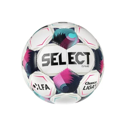 Futbalová lopta SELECT FB Game SK Chance Liga 2026/27 5 bielo-ružová