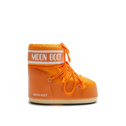 Dámske nízke zimné topánky MOON BOOT MB ICON LOW NYLON C001 SUNNY ORANGE