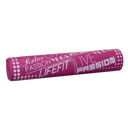 Lifefit Gymnastická podložka SLIMFIT PLUS, 173x58x0.6cm, bordó