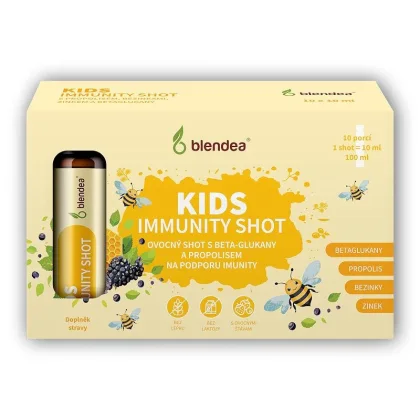 Blendea Kids Immunity Shot s propolisem a beta-glukany 10 x 10ml