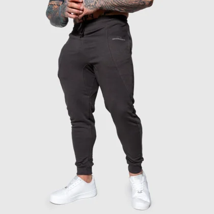 Pánske športové tepláky Iron Aesthetics Flexi, tmavosivé