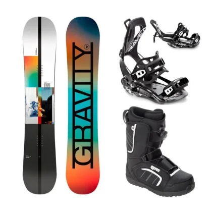 Gravity Symbol 25/26 snowboard + Raven Fastec FT360 black vázání + Raven Target ATOP obuv