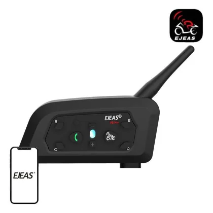 Ejeas Interkom pro motocykly V6PRO+